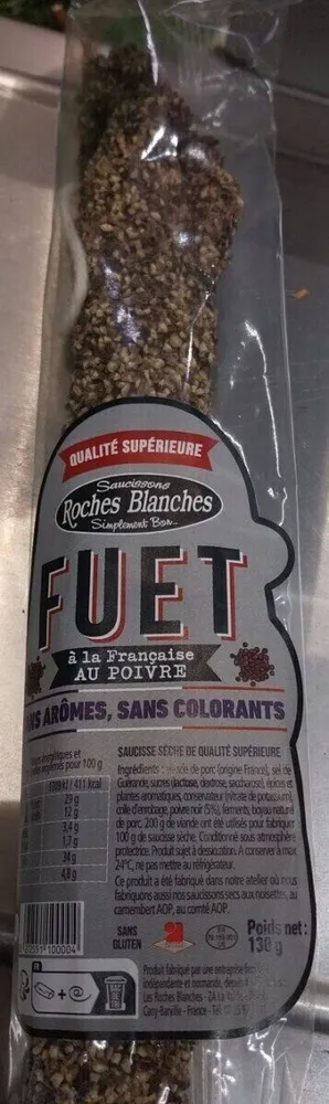 Fuet à la française au poivre