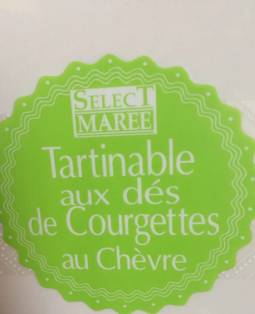 Tartinable aux dés de courgette au chèvre