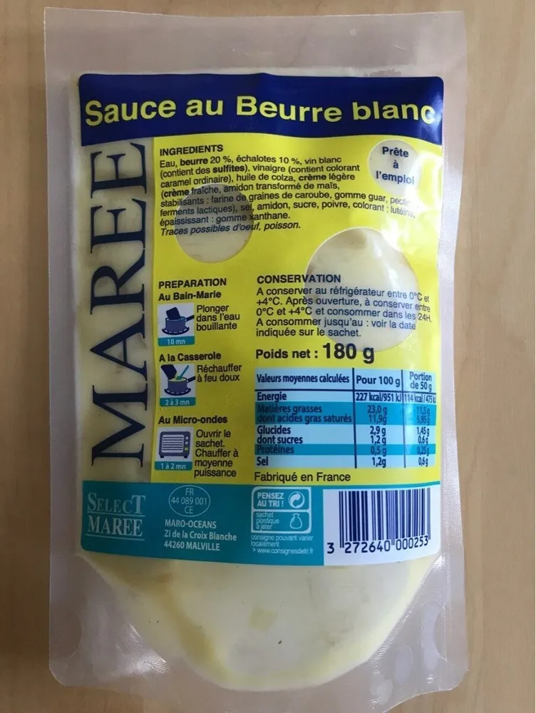 Sauce au beurre blanc