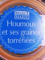 Houmous et ses graines torréfiées