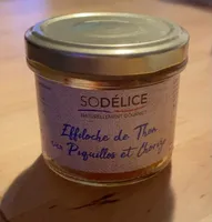Effiloche de thon aux piquillos et chorizo