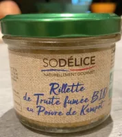 Rillette de Truite fumée BIO au poivre de Kampot