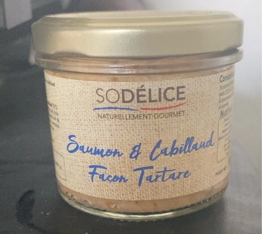 Saumon et cabillaud facon tartare