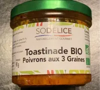 Toastinade boi poivrons aux 3 graines