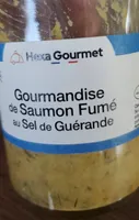 Gourmandise de saumon fumé au sel de Guerande