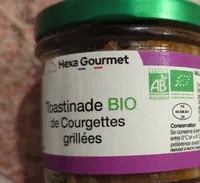 Tostinade bio courgettes grillées