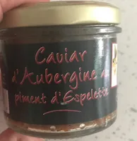 Caviar aubergine au piment d'espelette