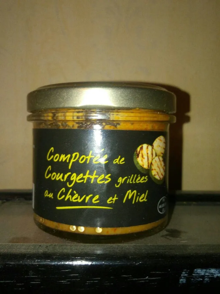 Comportées de courgettes grillées au chèvre et miel