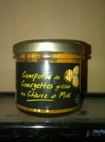 Comportées de courgettes grillées au chèvre et miel