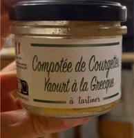 Compotée de courgettes yaourt à la grecque