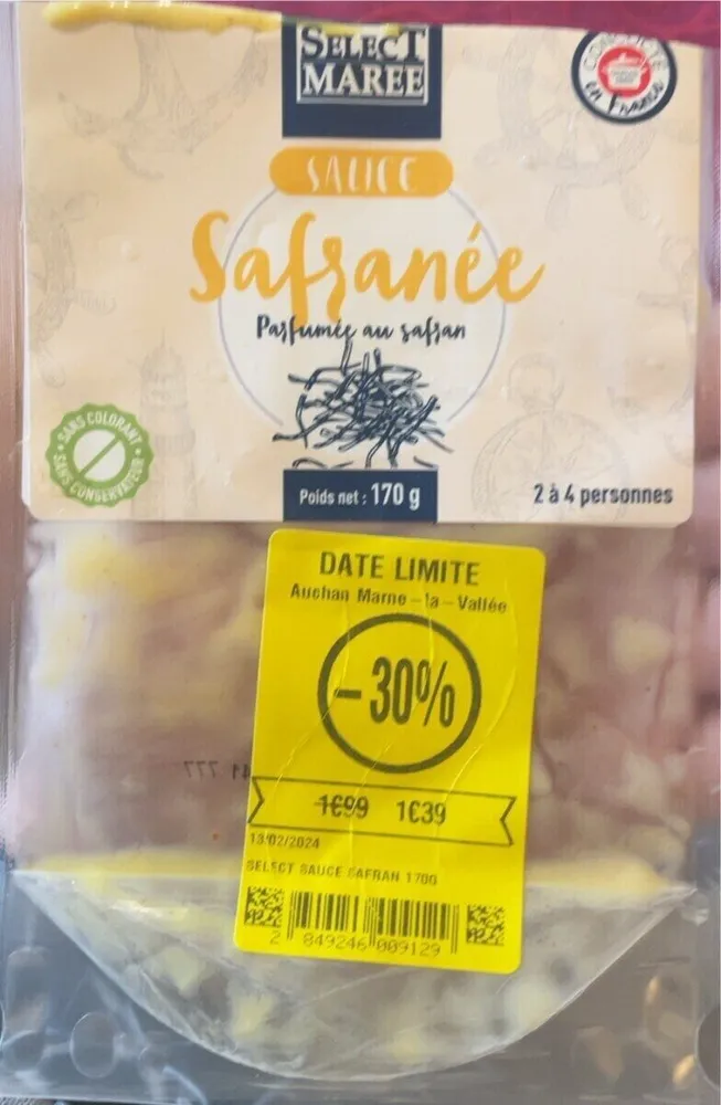 Sauce safranée
