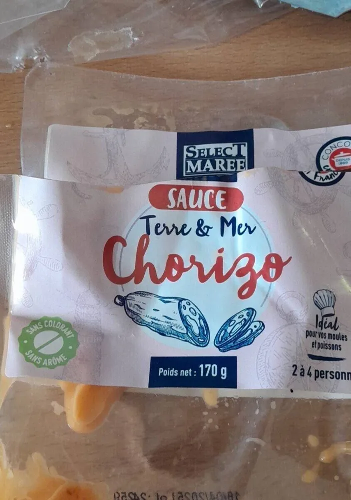 Sauce terre et mer chorizo