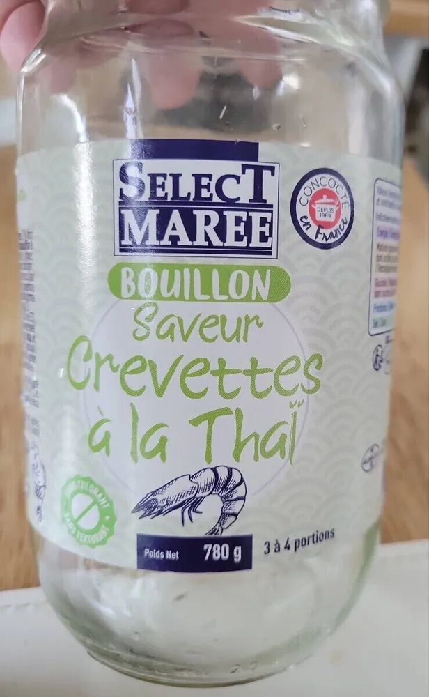 Bouillon saveur crevette à la Thaï
