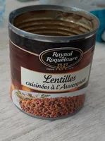 Lentilles cuisinées à l'auvergnate