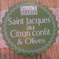 Saint Jacques au citron confit & olives