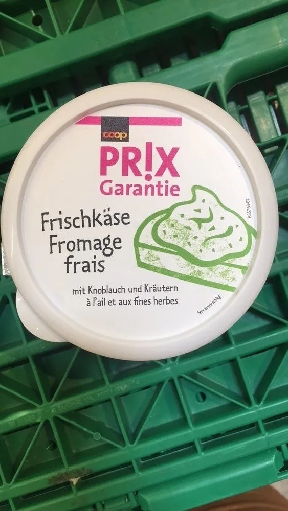 Fromage frais à l'ail et aux fines herbes