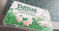 8portions tartare ail & herbe