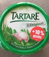 Tartare l original ail et fines herbes +10% gratis
