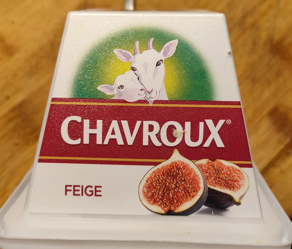 Ziegenfrischkäse Chavroux der Milde, Feige