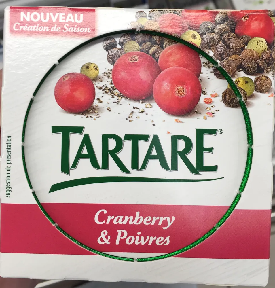 Tartare cranberry & poivres