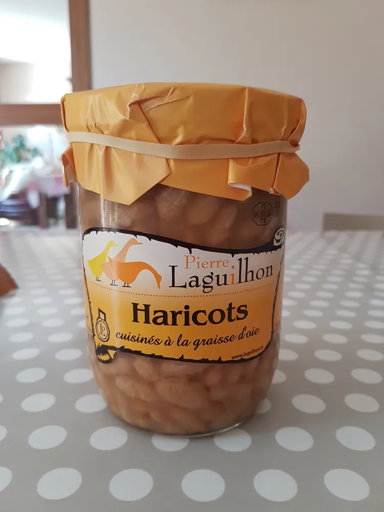 Laguilhon haricots cuisinés a la graisse de canard