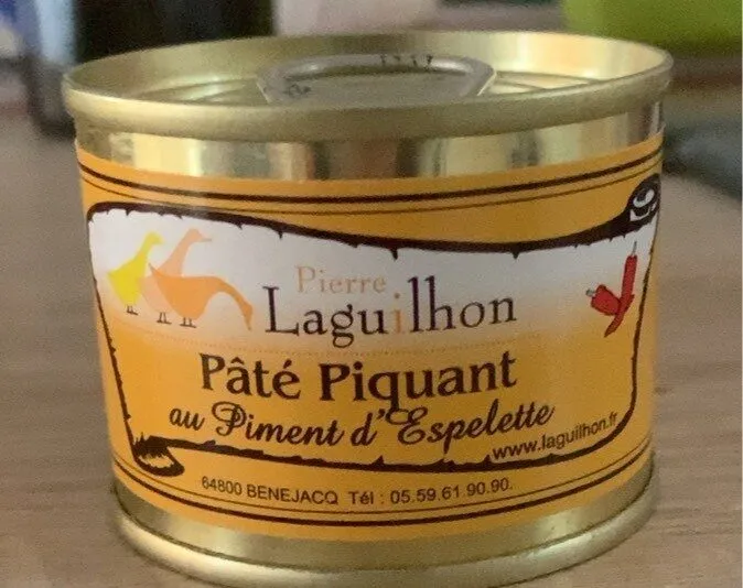 Pâté piquant au piment d’espelette