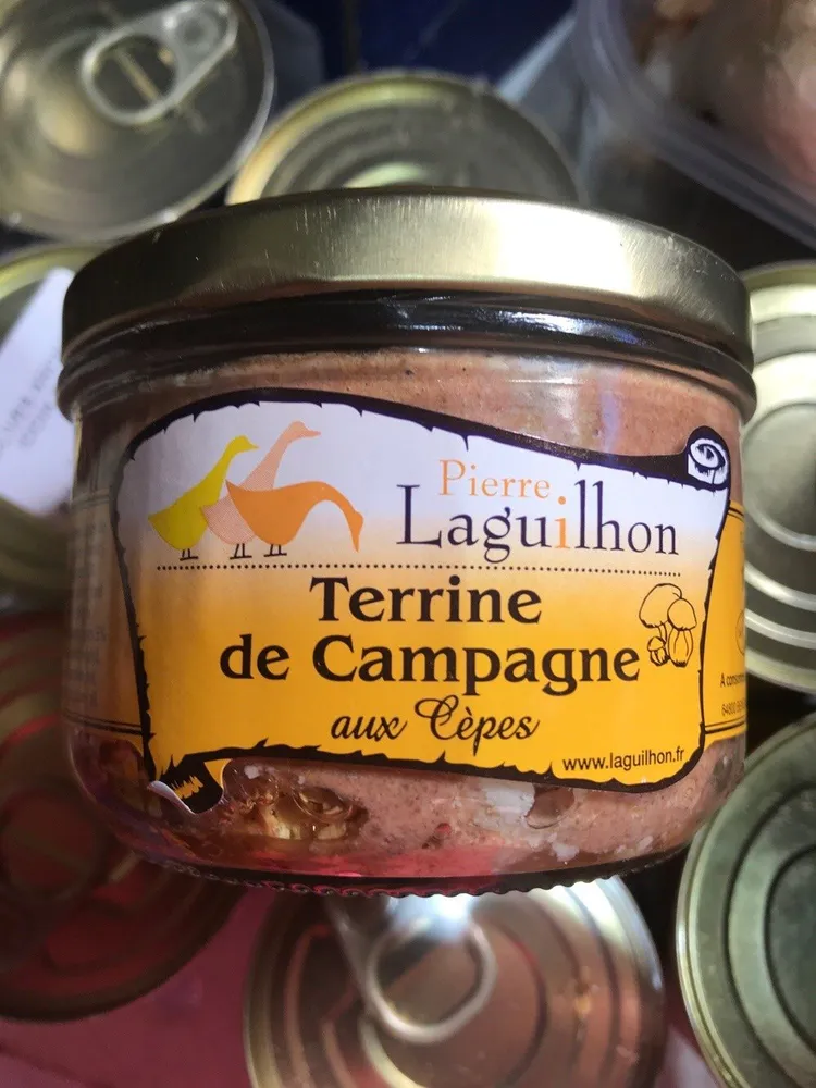 Terrine de campagne aux cepes PIERRE LAGUILHON