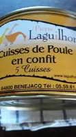 Cuisse de poules en confit