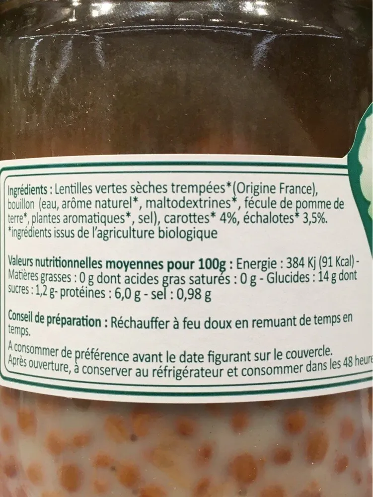 Pierre laguilhon lentilles aux petits legumes