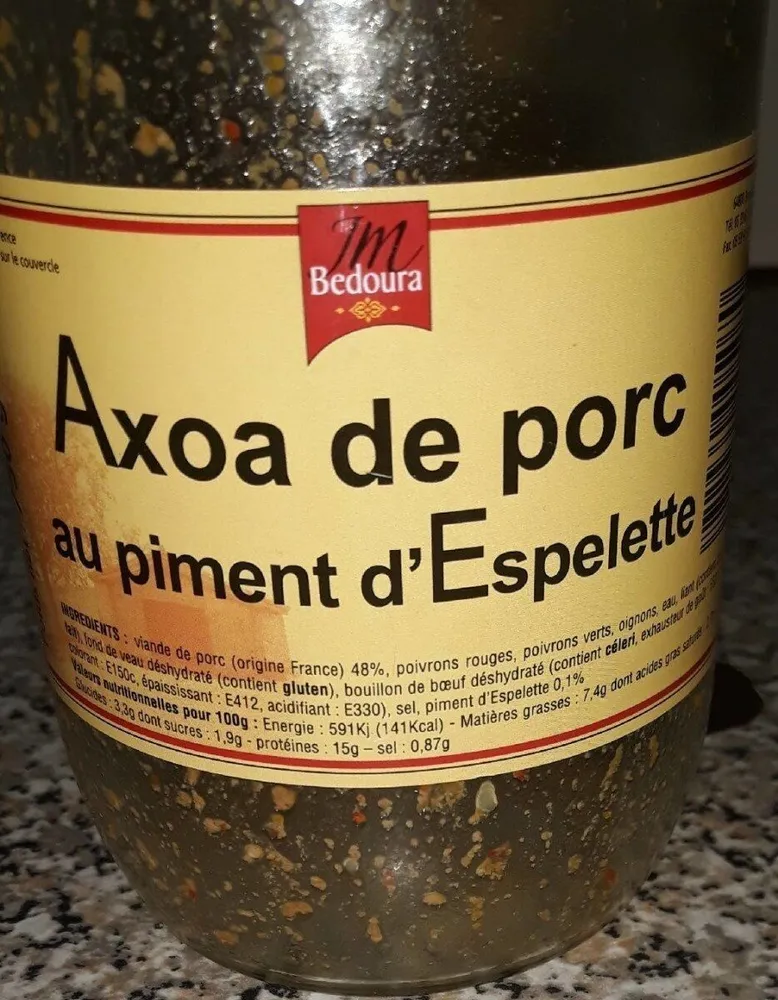 Axoa de porc au piment d'espelette