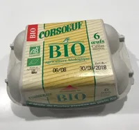 6 Oeufs bio moyen CORSOEUF