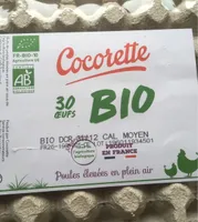 Oeufs bio cocorette