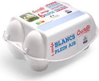 Cocorette Plein Air Blanc M/G X 6