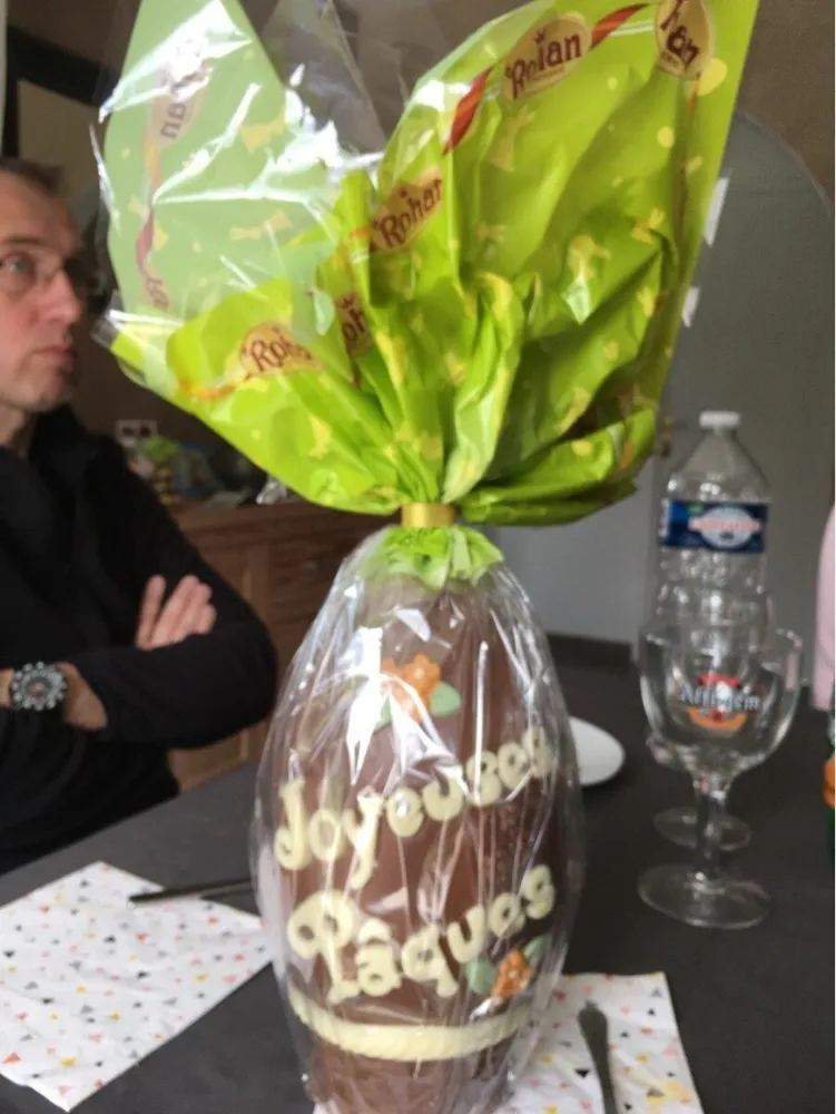 Oeufs Joyeuses Pâques Rohan Chocolat au lait