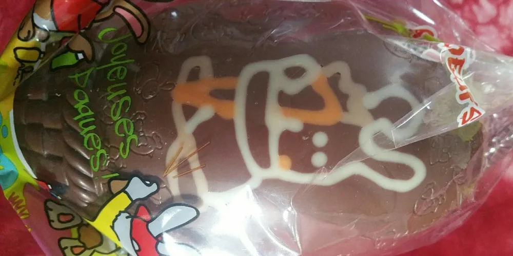 Les graffiti 'oeufs