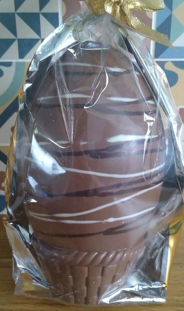 Moulage chocolat au lait extra fin décoré