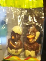 Moulage de chocolat au lait extra fin décoré