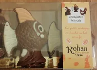 Moulage au chocolat au lait extra fin décoré