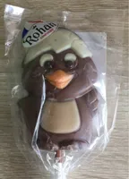 Sucette de chocolat au mait décoré