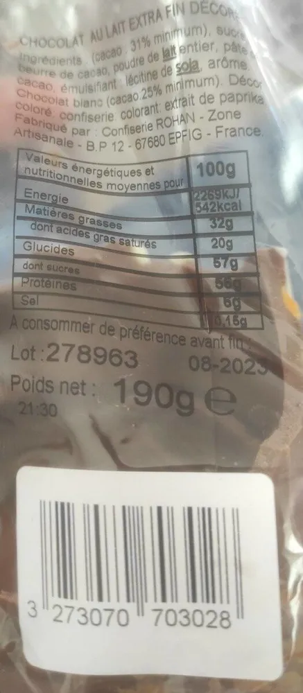 Cloche chocolat