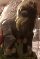 Moulage de chocolat au lait extra