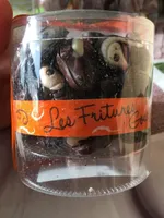 Fritures chocolat noir decore