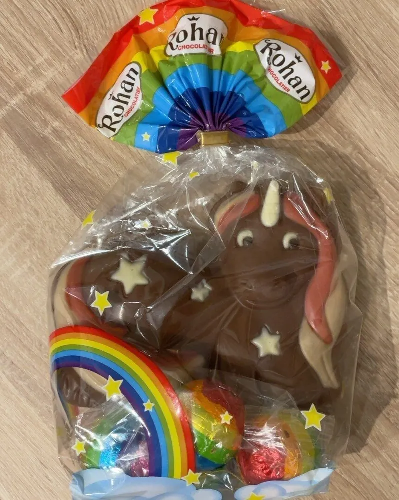 Licorne en chocolat