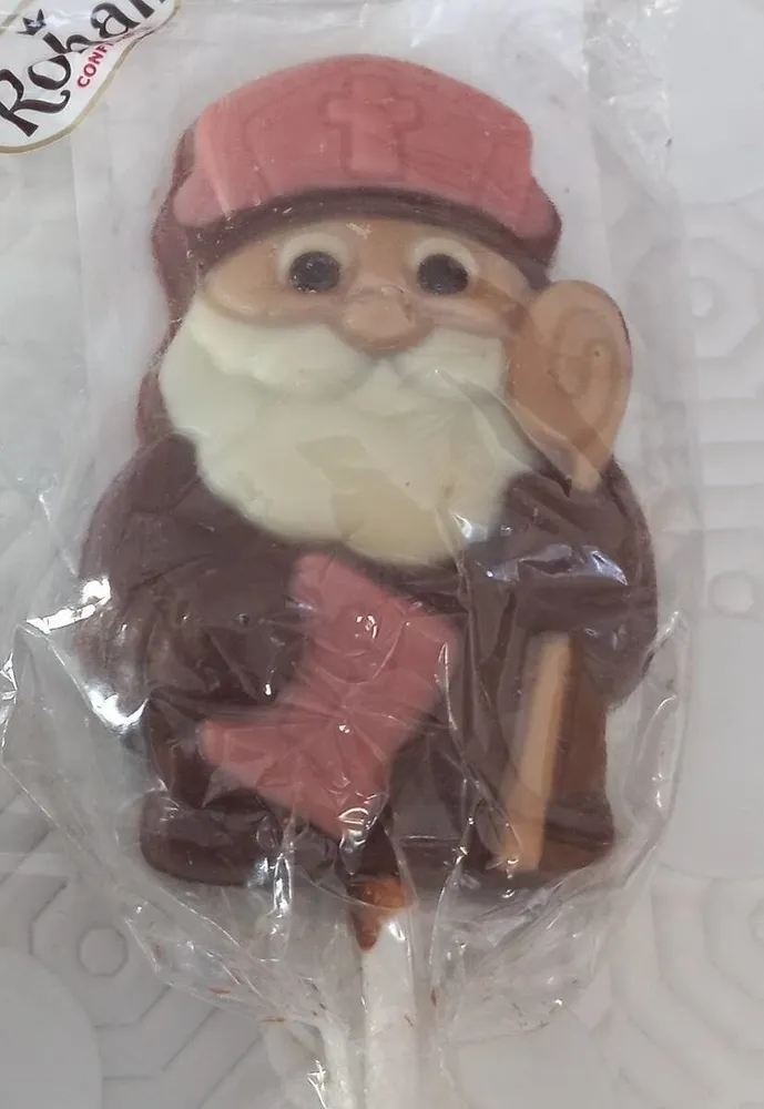 Sucette de chocolat au lait