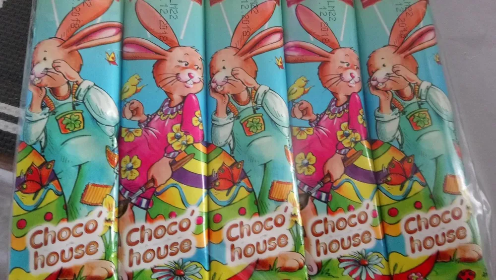 Sucette de chocolat au lait