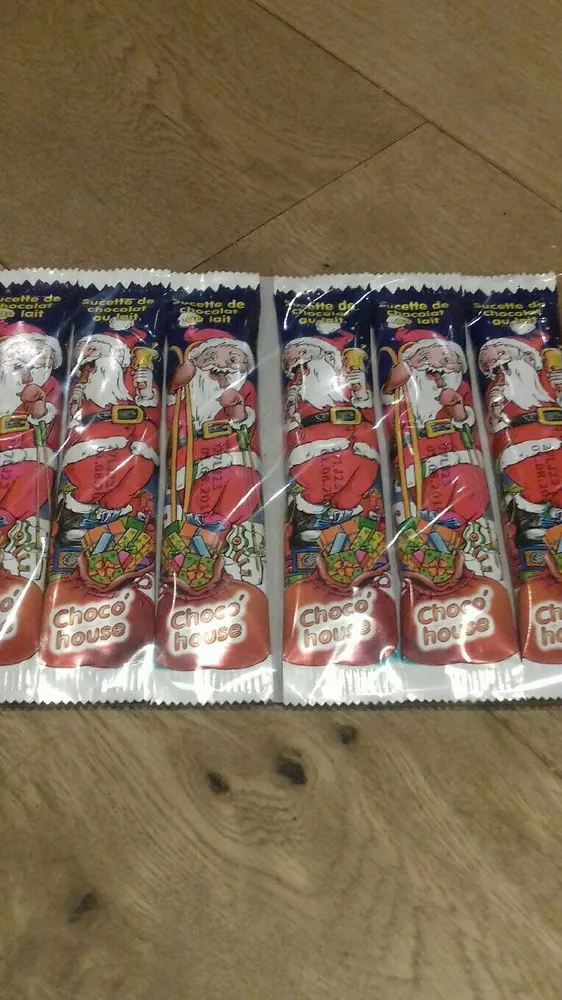 Sucettes de chocolat au lait