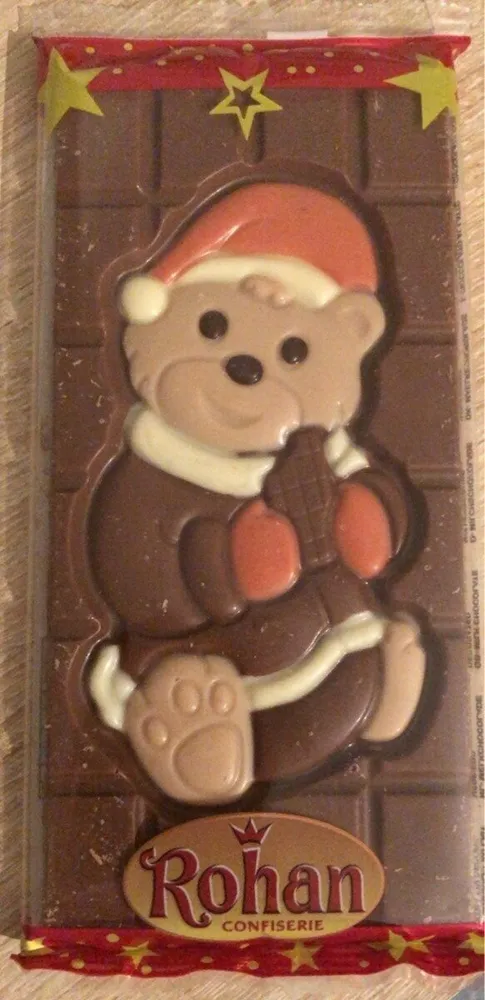 Chocolat au lait extra fin décoré