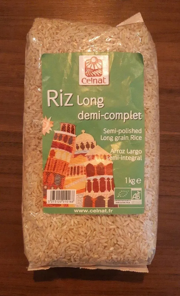 Riz long demi complet