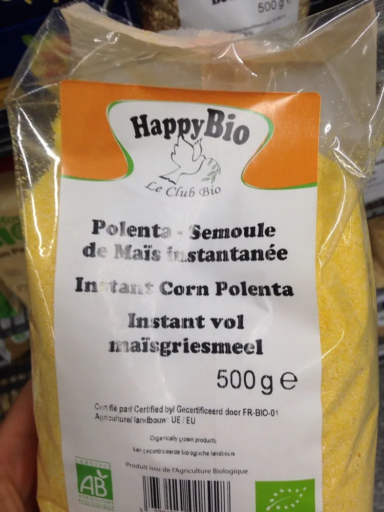 Polenta semoule de maïs instantanée