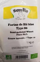 Farine de ble bise T80 HAPPY BIO